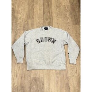 Vintage Brown University Champion Reverse Weave Sweatshirt Mens M Distressed 90s